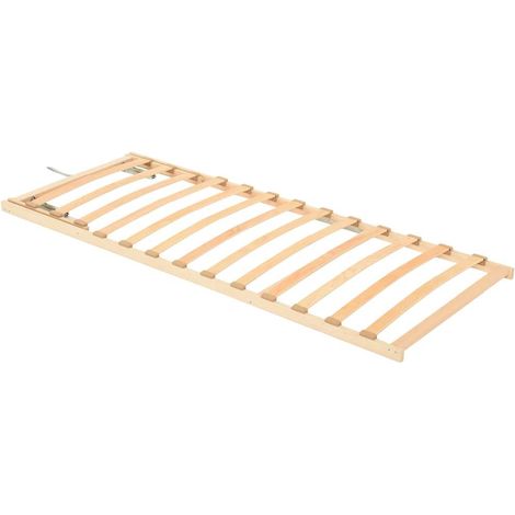 Maison Exclusive - Sommier à lattes sans matelas tête de lit réglable 80x200 cm (1/5)