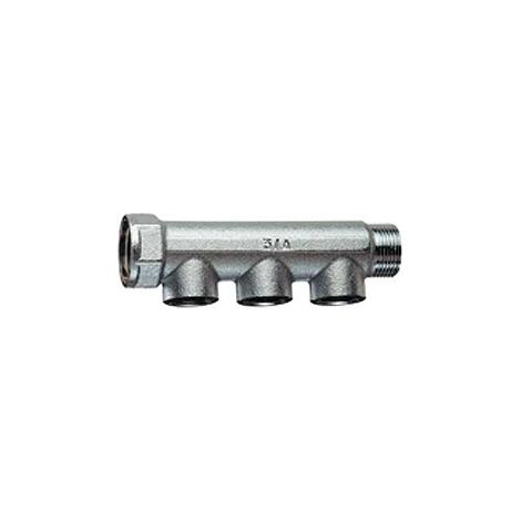 3500 - Collettore maschio-femmina cromato INT. 36 mm - Misura 1" - 3 derivazioni 3500 1 (1/2)