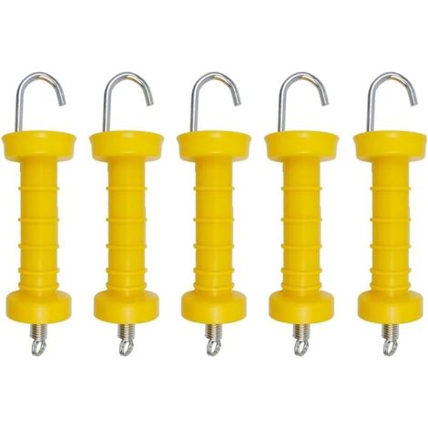 Pièces de Haute Qualité Poignée de Portail de Clôture Électrique Poignées à Ressort Isolées Poignée de Porte en Plastique Accessoires de Clôture de Ranch (1/5)