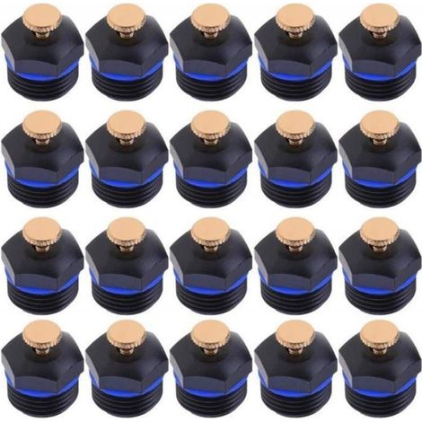 Buses de brumisation pour arroseurs de jardin Buse de pulvérisation Arroseurs de jardin 20 pièces/ensemble 1/2'' Micro arroseur de (1/4)