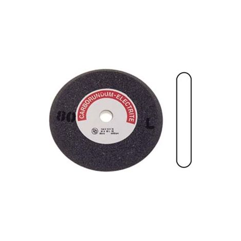 MOLA  ABRASIVA  AD IMPASTO CERAMICO IN CORINDONE GRIGIO PROFILO C  ø mm.150x8 foro 16 grana 80 PG A96.C06    PG