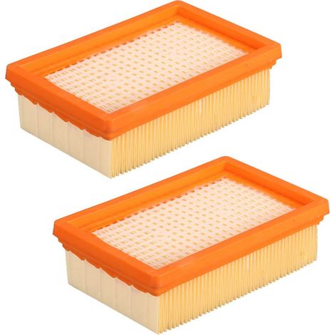 Lot de 2 filtres de rechange pour aspirateurs eau et poussière Kärcher WD4, WD5, WD6, MV4, MV5 et MV6. Accessoires (1/5)
