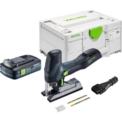 Festool PSC-E 18 EB-Basic Akku Pendelstichsäge 18 V 40 mm + 1x Akku 4,0 Ah + Systainer - ohne Ladegerät (1/5)