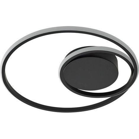 LED Deckenleuchte "Kyron" aus Aluminium dimmbar für Wohnzimmer & Esszimmer von Lindby (1/5)