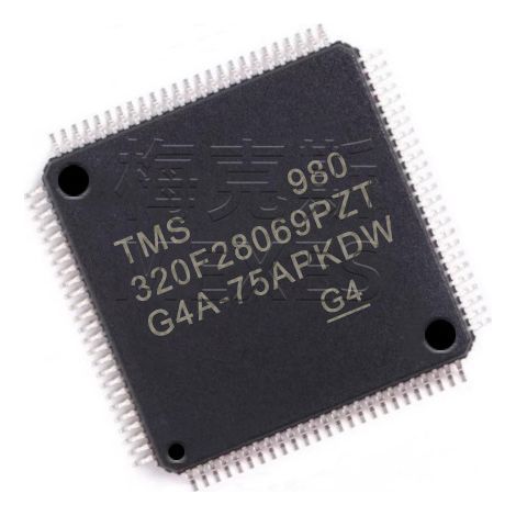 Elektronische Bauteile mit Chip TMS320F28069PZT TMS320F2810PBKA, 5 Stück geliefert.