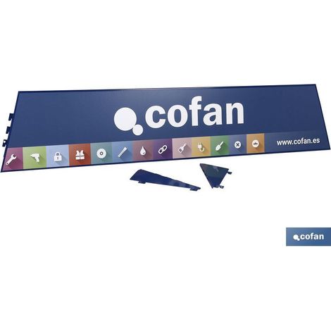 CARTELA CON LOGO COFAN 1000X200 EXPOSITOR RINCÓN