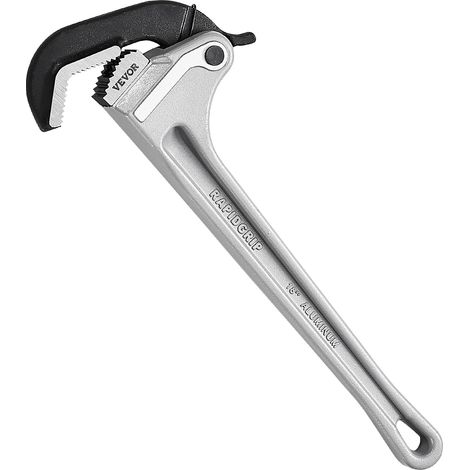 VEVOR Chiave per Tubi Dritta Alluminio 457 mm, Regolazione Automatica Ganascia, Chiave Idraulica Regolabile e Trasportabile, Design Appendibile Ergonomico, per Tubi, Riparazioni Automobilistiche (1/5)