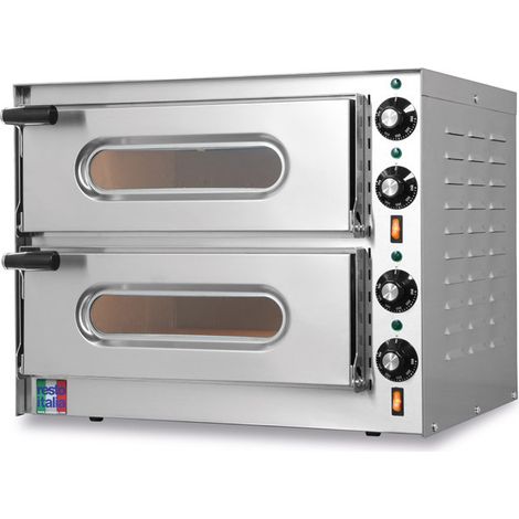 Four à Pizza Electrique Double SMALL-G2 - Pizza Ø 36 cm - Resto Italia