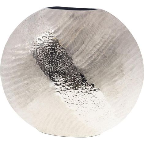 Amadeus - Vase Marise rond 33 cm argent