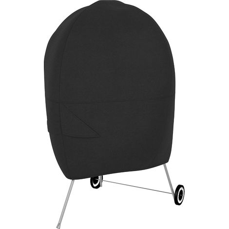 Abdeckung für runden Holzkohlegrill, Schwarz (1/5)