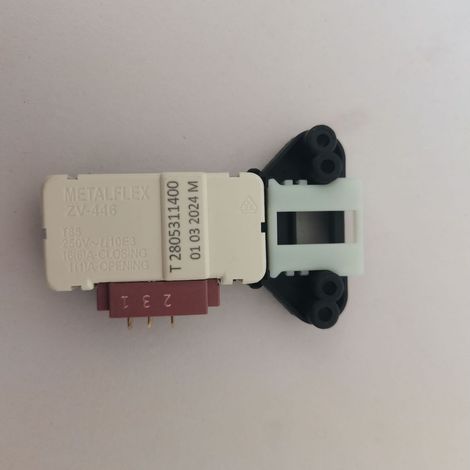 Automatic door lock switch for front-loading washing machines, 400 series, new, in stock.