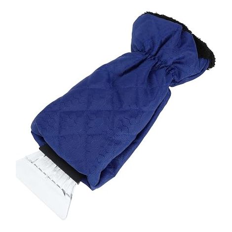 1pc Universal Ice Scraper Glove for Car 40 x 17 cm Warm Insulated Glove with Snow and Frost Scraper for Car and Truck Windshield Waterproof Fabric Blue (1/5)