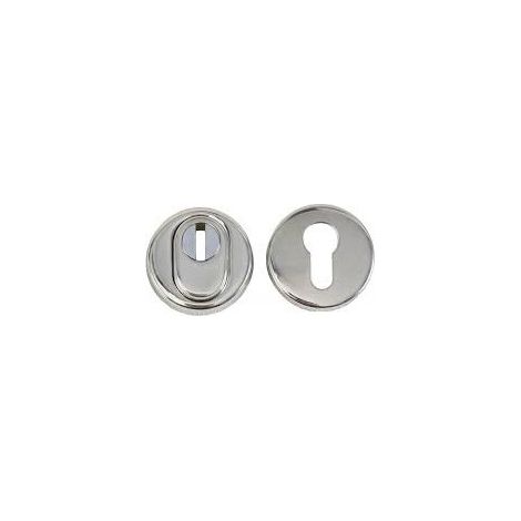 Rosace de protection blindée chromé Ø50mm