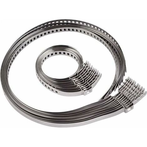 Vtizikl 10 Pcs Collier Soufflet Cardan,Pince De Joint HomocinéTique d'arbre à Cardan Collier De Serrage en Acier Inoxydable Réglable (1/4)