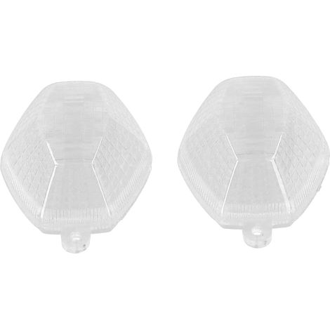 Clignotant Avant Droit Gauche Indicateur Verre Optique Lentille Blanc Remplacement Suzuki DL1000 V-Strom 2006 2007 2008 2009 2010 2011 2012 (1/5)