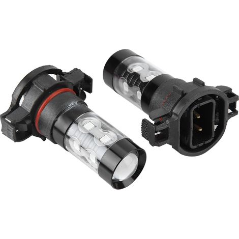 Kit de 2 ampoules LED 50W 6500K bleues pour phares, feux de brouillard et lampe de conduite auto (1/5)