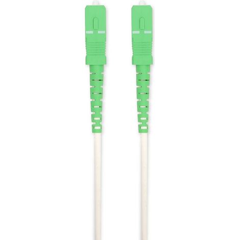 Cavo patch in fibra di vetro smf fase monomodale scapc scapc 100 gbps 600 bianco confezione regalo con serratura euro