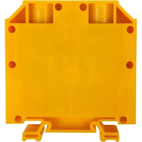 Connettore per sbarra collettiva a 2 fili da 70 mm² giallo, codice europeo 43405N