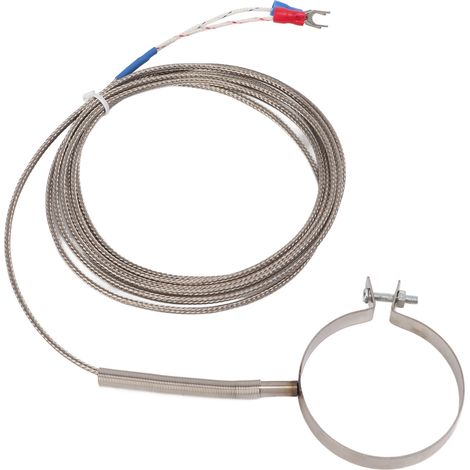 Sonde thermocouple filetée haute précision 0‑400°C, 2 m, pour régulateur de température industriel (1/5)