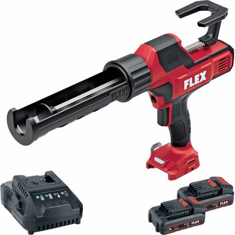 Flex Akku-Kartuschenpresse 18 V CG 310 18 C inkl. 2 Akkus 2,5 Ah + Ladegerät