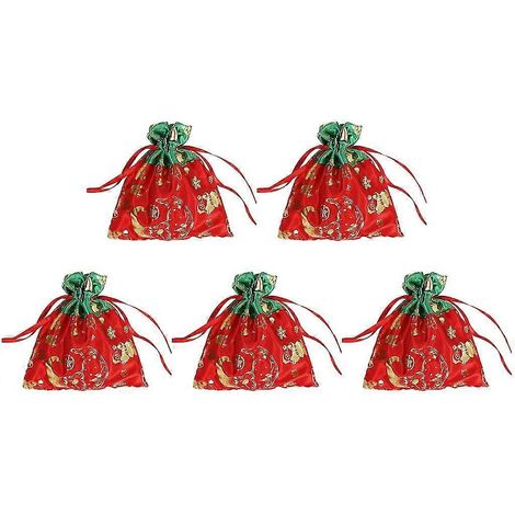 5 sachets de bonbons et biscuits pour fêtes (1/5)