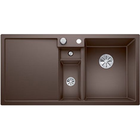 Évier de cuisine Collectis 6S - Café - sous-meuble 60 cm - L 1000 x l 500 x P 190 mm + Bac de tri - Blanco