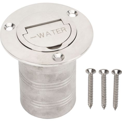 Scharniergelenkter Winkelverbinder aus Edelstahl 316 für Boote, schlüssellose Verschraubung, 50 mm (2 Zoll), für Wasser.