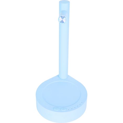 Distributeur d'eau intelligent de table 7 niveaux réglable, rechargeable USB, silencieux, pour bonbonne de 5 gallons, bleu ciel (1/5)