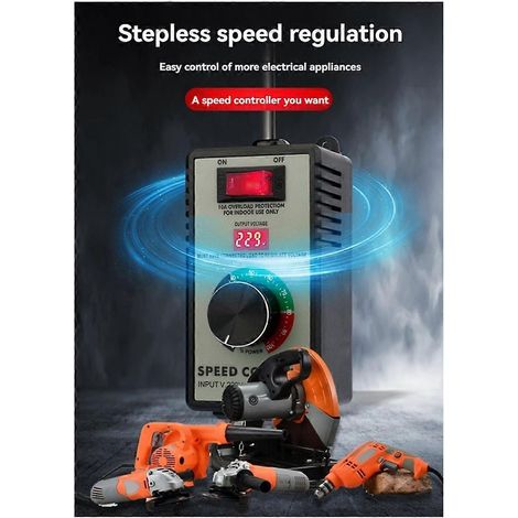 Contrôleur de tension variable 4000W pour broyeurs (1/5)