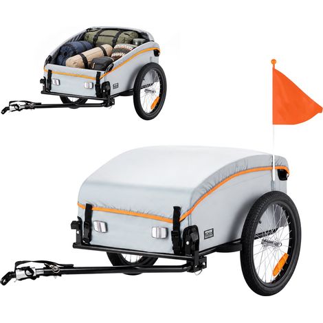 Rimorchio Bicicletta, Capacità Carico 45 kg, Carrello da (1/5)