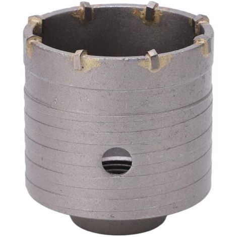 70 mm. Hartmetall-Hohlbohrer werden zum Bohren von Löchern in Wände, Stein und Klimaanlagen verwendet. (1/4)