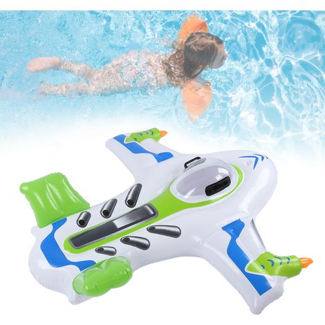 Aufblasbarer Wasserstrahl-Kampfsitz für Kinder, Baby-Raumschiff, aufblasbare Schwimmboje, schwimmendes Babybett (1/5)