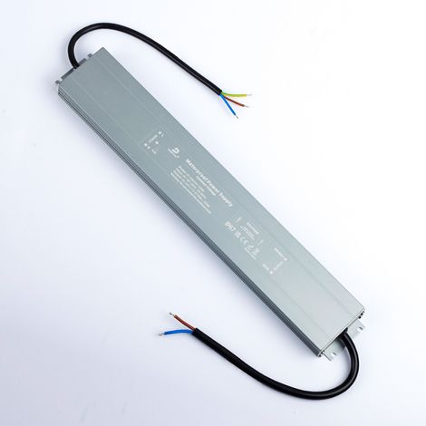 Transformateur LED 220V 24V 300W, Alimentation LED IP67 Etanche Pilote LED 12.5A, AC à DC Tension Constante Extérieur Transfo LED, Driver LED Basse Tension pour CCTV Bande LED et Ampoules LED (1/5)