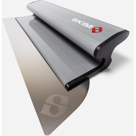 1 - Lame À Enduire - Acier Inox - Finition Et Lissage - Manche Ergonomique Pour Plaquiste Et Rénovation - Argent - 35 Cm (1/5)