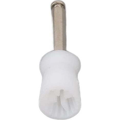 100 Tasse de polissage dentaire, Blanc, Silicone, Pour cabinet dentaire, Nettoyage des taches (1/3)