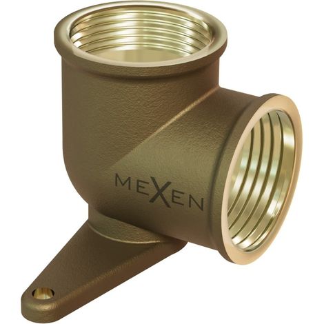 Mexen BRASS Messing-Wandwinkel mit 1/2 AG x 1/2 AG - W97408-1212 (1/2)