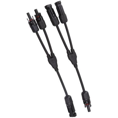 Connecteur solaire en Y 2 PCS – Adaptateur parallèle 1000V DC – Étanchéité IP67 – Résistant aux UV et à la chaleur (1/5)