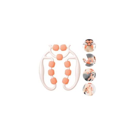 Rouleau de Massage Musculaire des Jambes, Rouleau de Massage Anti-Cellulite 360 °, Rouleaus de Massages des Jambes, Rouleaus de Massages 360, Soulage la Fatigue-Crezuo