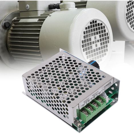 Contrôleur de vitesse pour moteur CC 12-50 V 30 A avec interrupteur et voyant lumineux. (1/5)