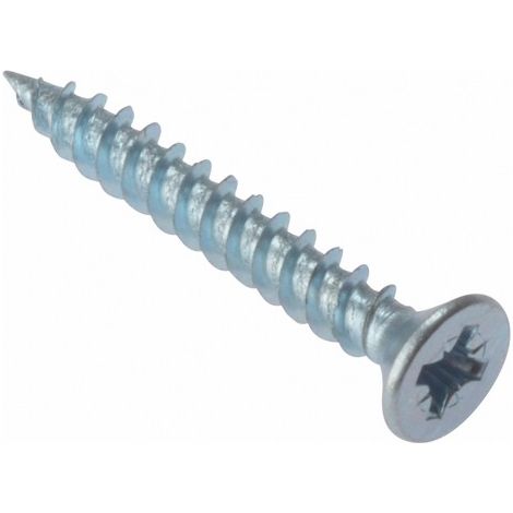 Unifix Twinthread Woodscrews Pozi Csk Head Bzp Ce - 8G X 2" - Box of 200