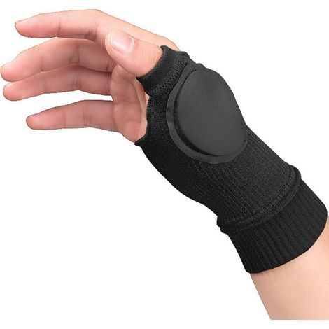 Gants de compression pour l'arthrite du pouce avec coussinets en gel souple, orthèses de soutien, syndrome du canal carpien (1 paire) (1/5)