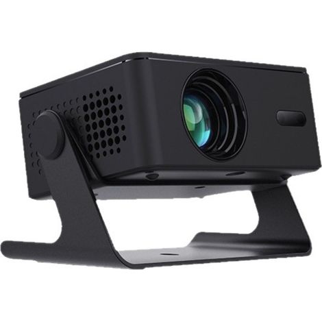Filiyano – Projecteur HD avec prise UE - Noir (Version Android) : Projecteur home cinéma 4 K intelligent pour films, jeux et présentations (1/5)