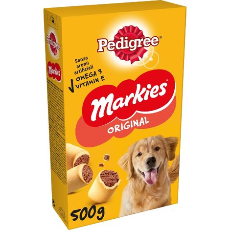 Pedigree Markies Snack per Cane 500 g - Confezione da 12 Pezzi