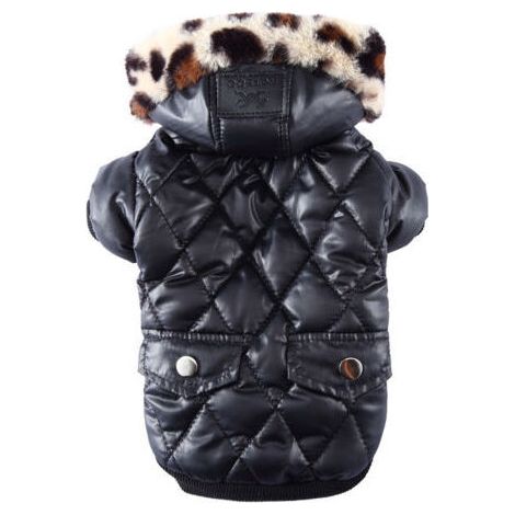 Veste pour chien à capuche, manteau d'hiver chaud, combinaison de neige, veste polaire pour chien par temps froid, pour petits chiens, XS