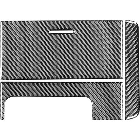 Pour TSX 2009-2014 LHD Console Centrale en Fibre de Carbone Porte-Gobelet Panneau de Frein à Main Garniture Accessoires Intérieurs (1/2)