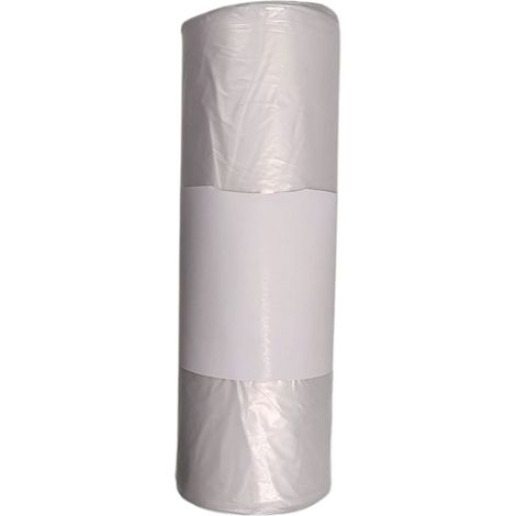 Sacchi per la spazzatura resistenti e robusti, bianchi, Magris 120L, 20 pezzi/rotolo (1/3)