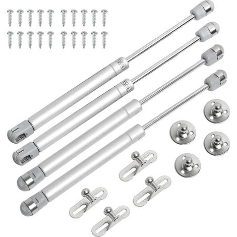 Gas Springs for Kitchen Cabinets, Steel Hydraulic Shock Absorber Springs, Soft Close Hinges for Cupboards, Windows and Storage Boxes (1/5)