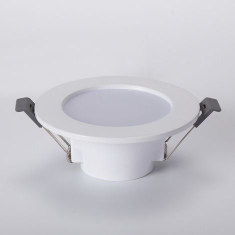 spot encastré de plafond en aluminium moulé sous pression, éclairage commercial, 2,5 pouces, 6 watts, diamètre 10cm, diamètre d'ouverture 7,5-9,5cm, 5pcs (1/4)