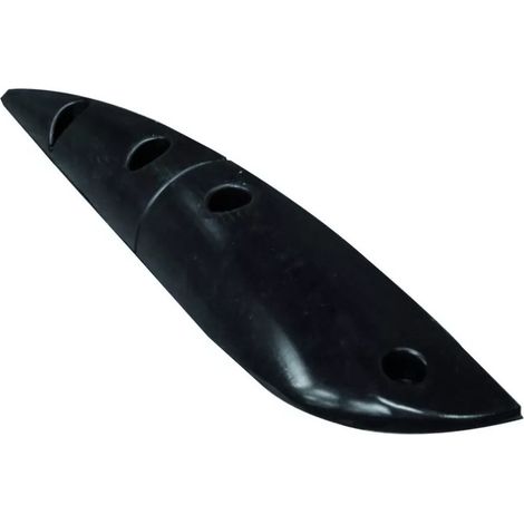 EMBOUT P/FRANCHISSEUR RALENTISSEUR NOIR 125X400X50MM