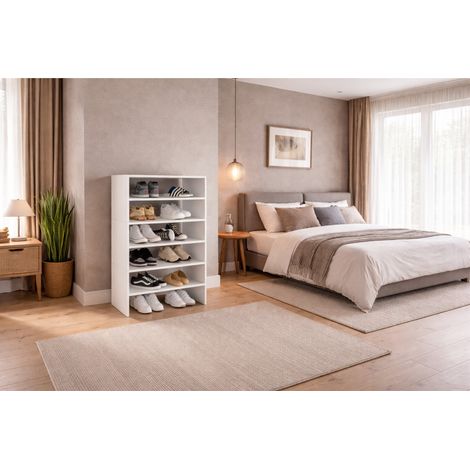 Zapatero Berlin con Estantes Abiertos Ideal para el Hogar moderno (1/5)